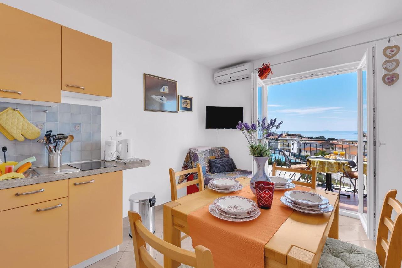 Apartments Lucija Baška Voda Buitenkant foto